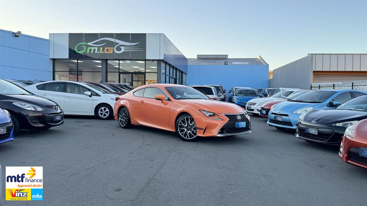 2015 Lexus RC300h 2.5L F Sport Hybrid 3YearWarrantyFree