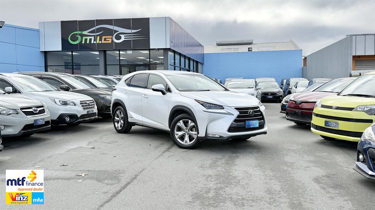 2014 Lexus NX300H 2.5L Hybrid Leather 3YearWarrantyFree