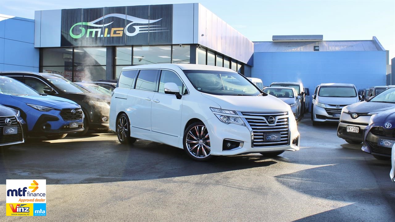 2016 Nissan Elgrand 250 HighWayStar S 3YearWarrantyFree
