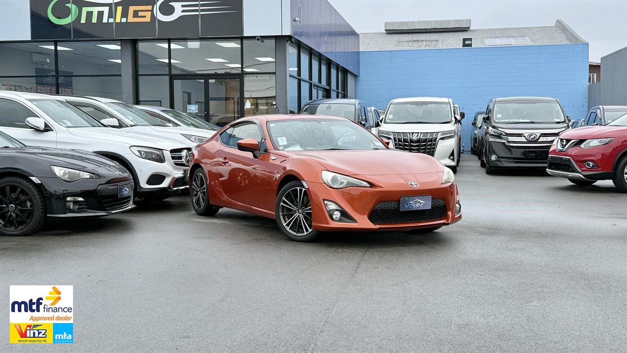 2012 Toyota 86 2.0GT 6MT 3YearWarrantyFree