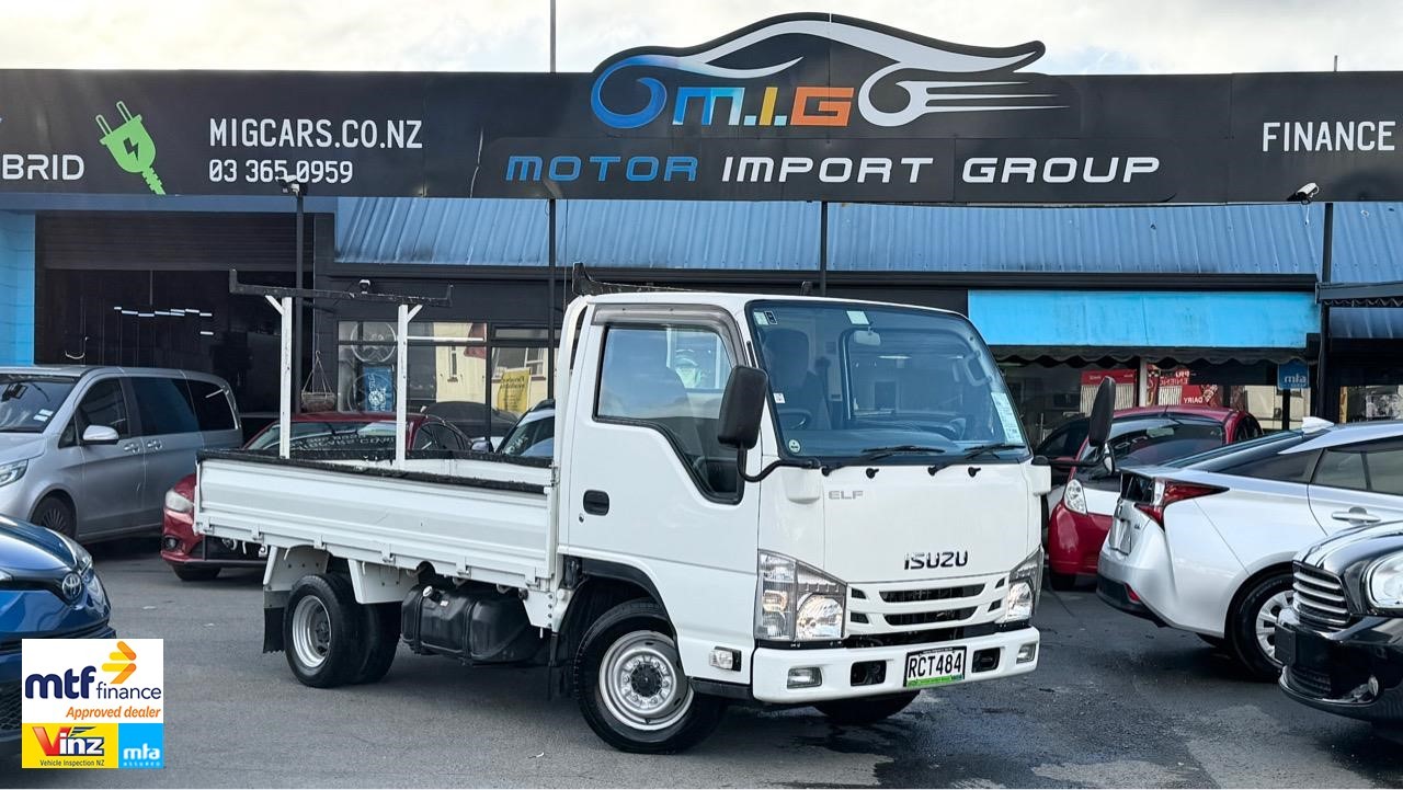 2019 Isuzu Elf Flat deck single cab TPG-NHR85A